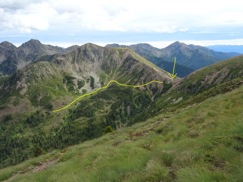 Catena dei Lagorai...da Pergine al Passo del Manghen